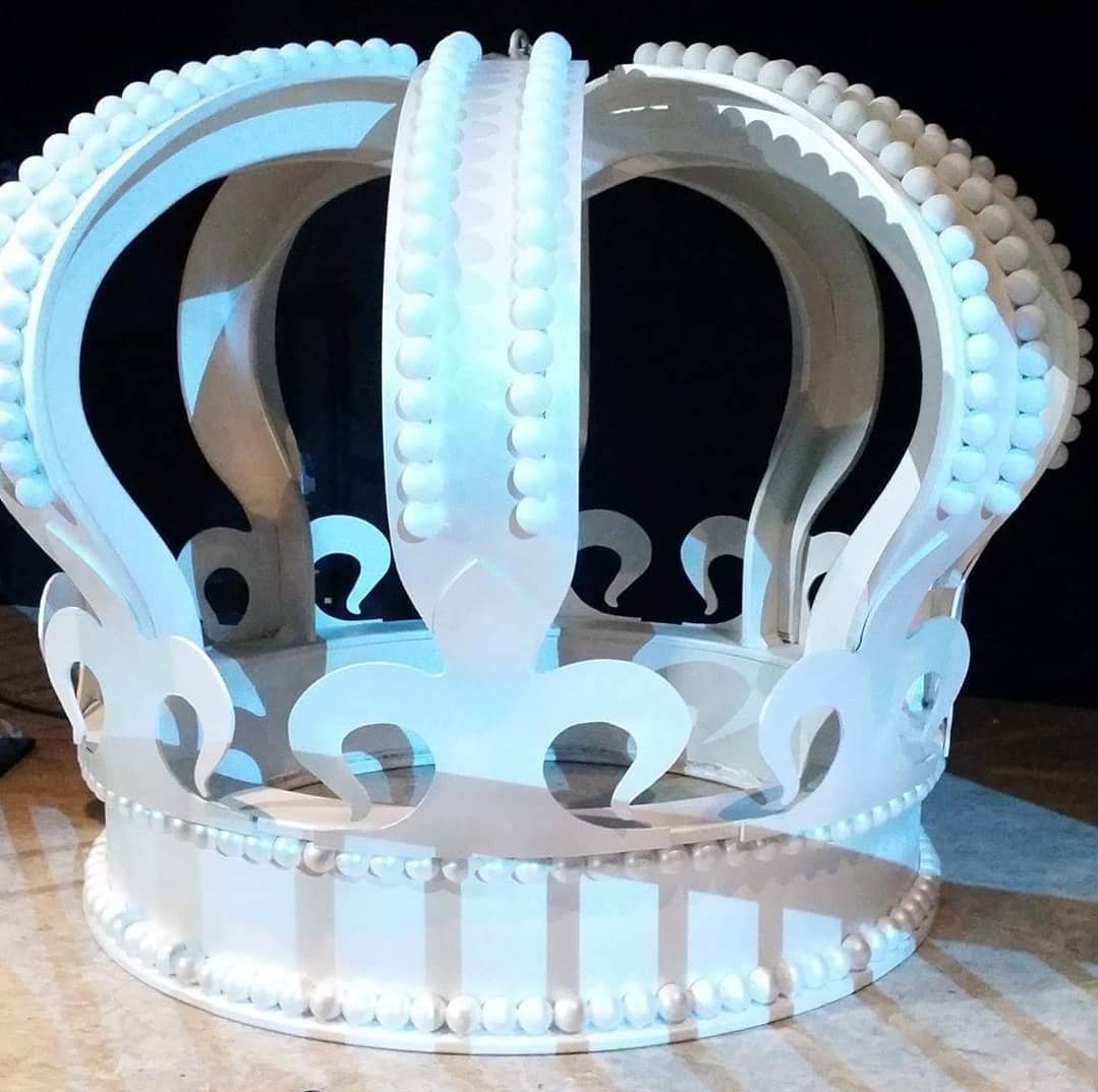 Couronne lumineuse  120cm diam