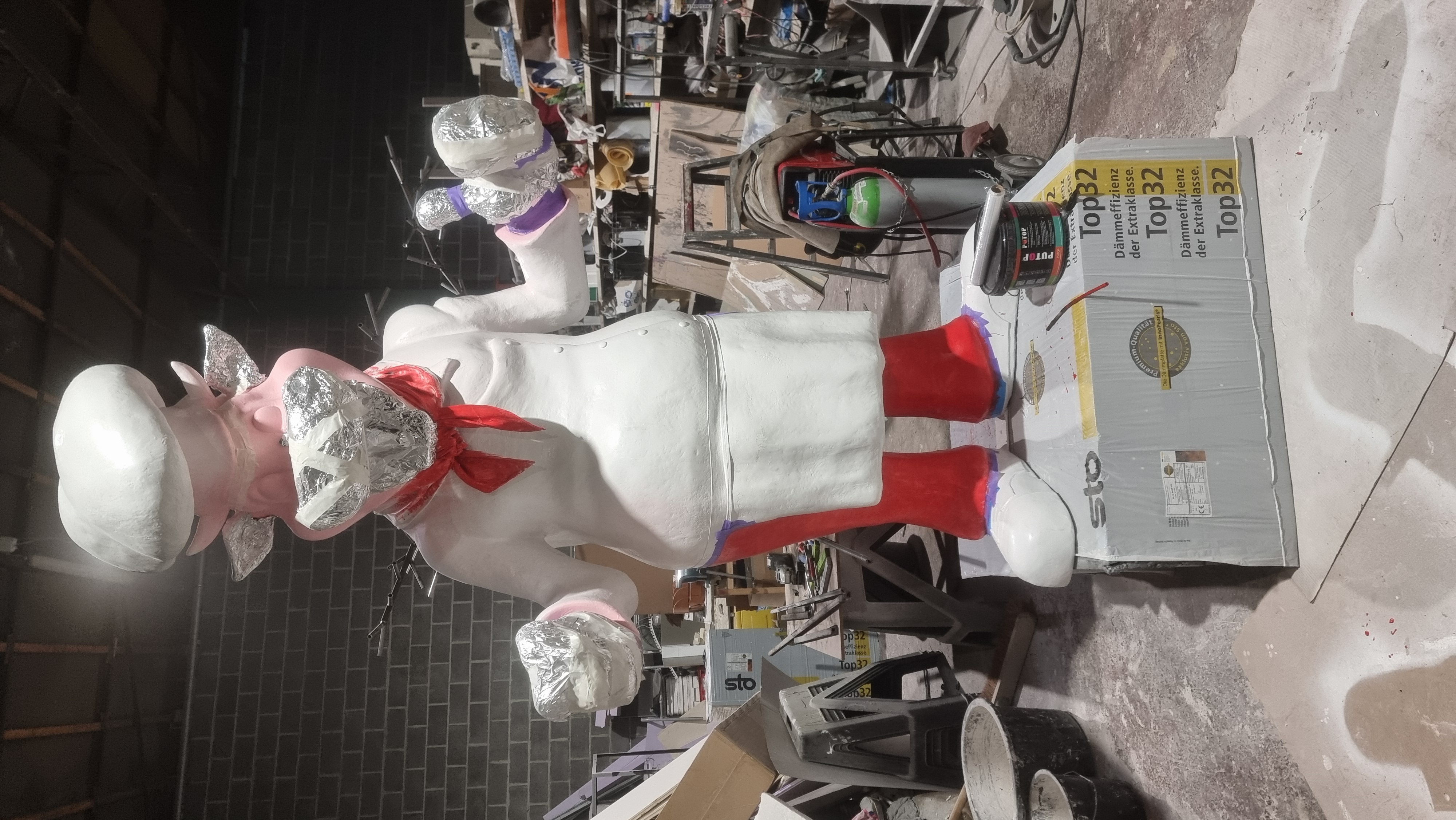 Statue  boeuf qui rit