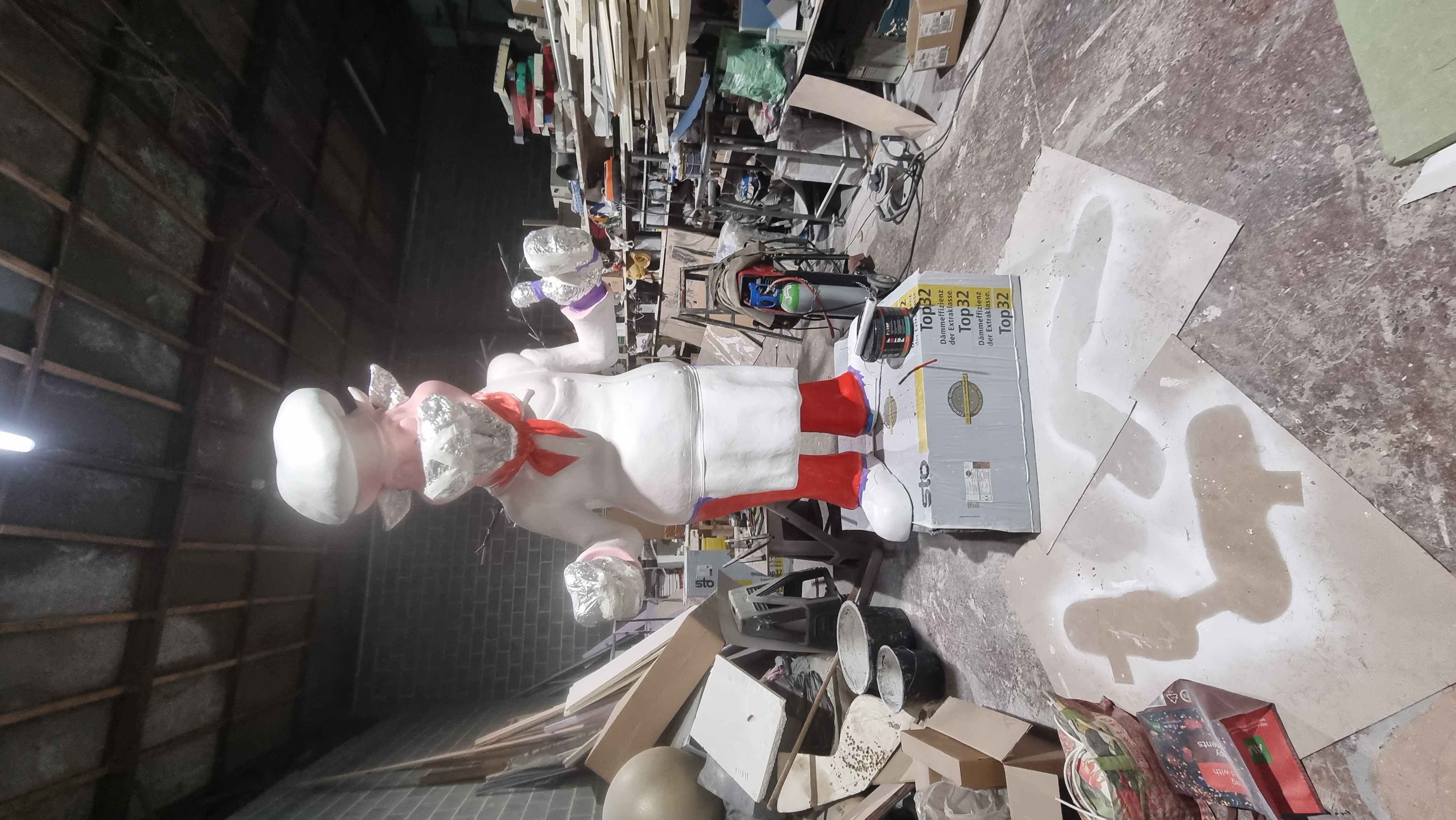 Statue  boeuf qui rit